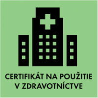Certifikát na použitie v zdravotníctve